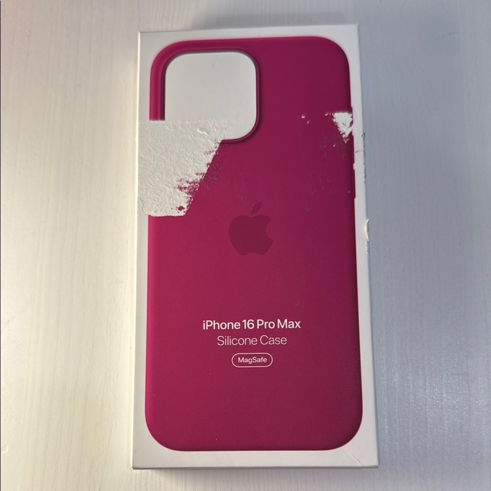 iPhone 16 Pro Max Silicone Case Fuchsia - Picture 7 of 8